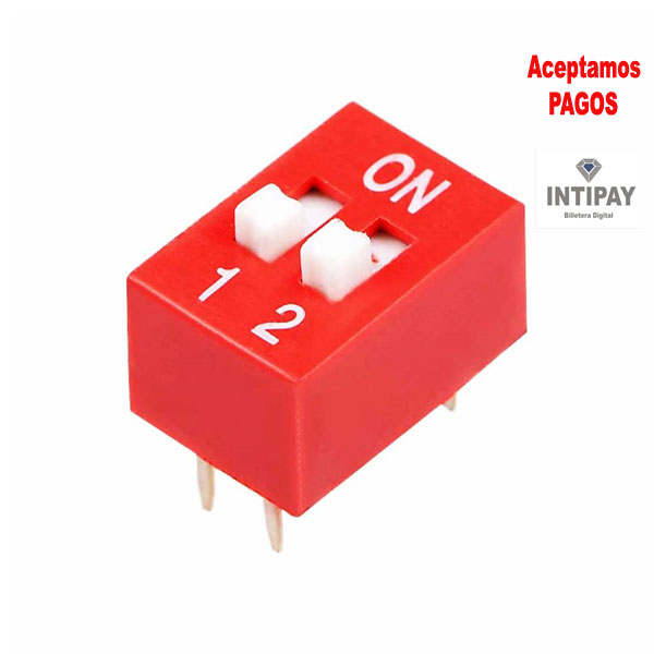 Interruptor de 02 dip switch